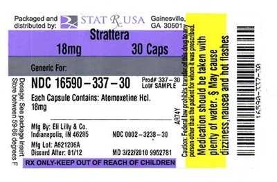 Stratter 18mg Label Image (Stratter 18mg Label)